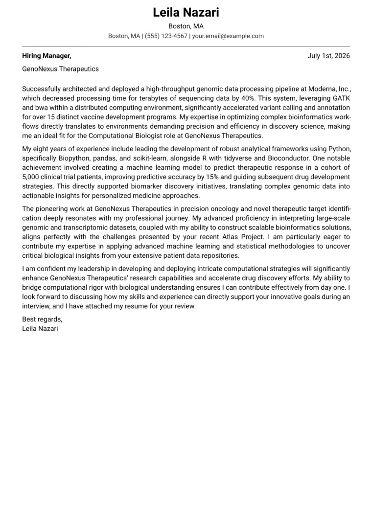 Cover Letter Examples by Role (2026) | JobSprout