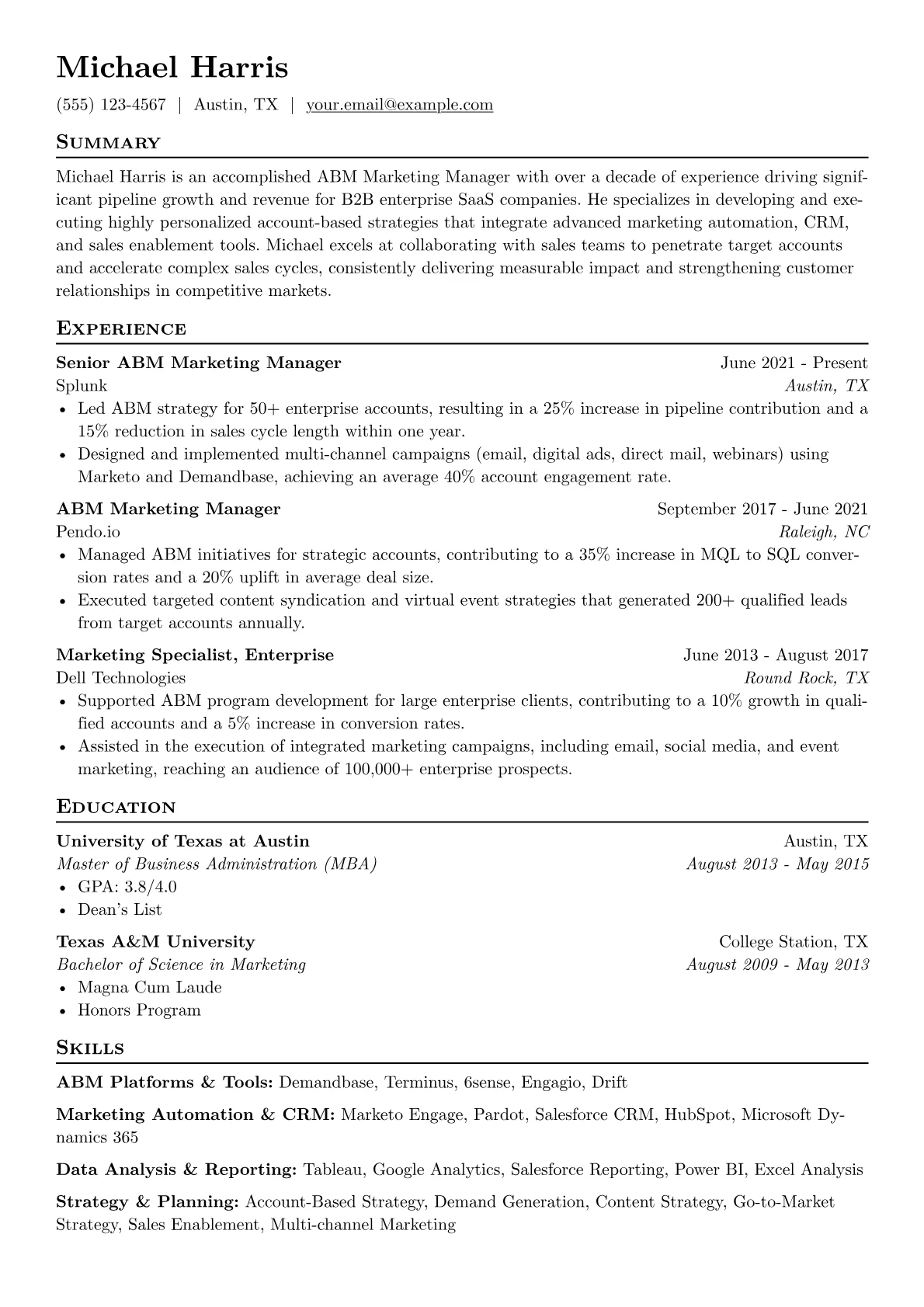 ABM Platforms & Tools version - Page 1