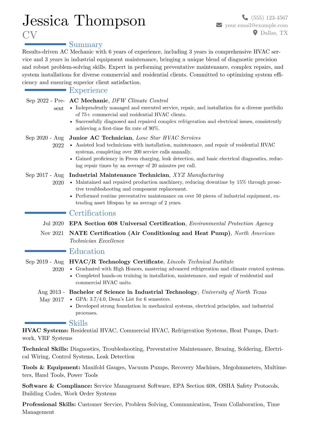 Career changer version - Page 1