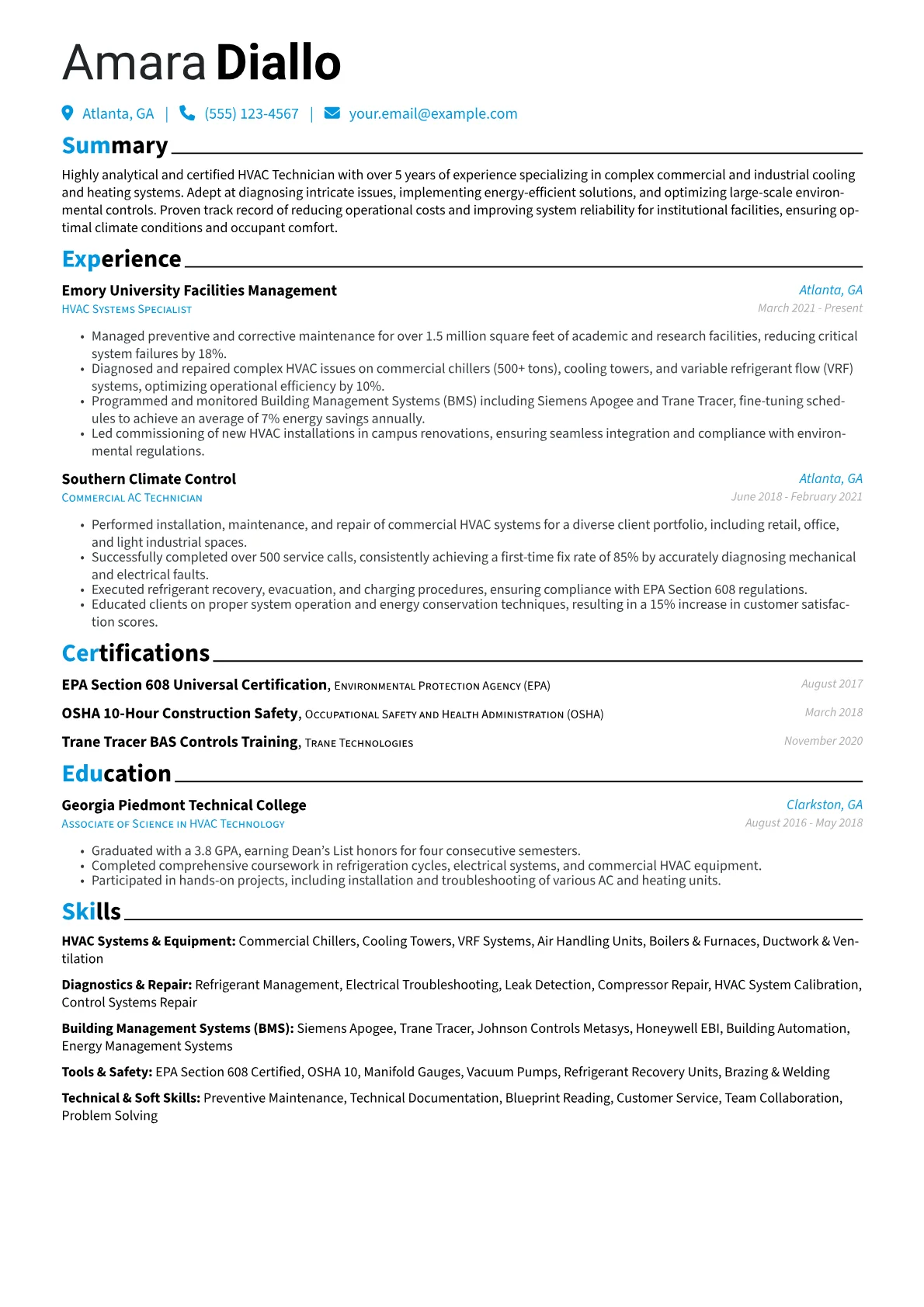 Commercial HVAC Specialist version - Page 1