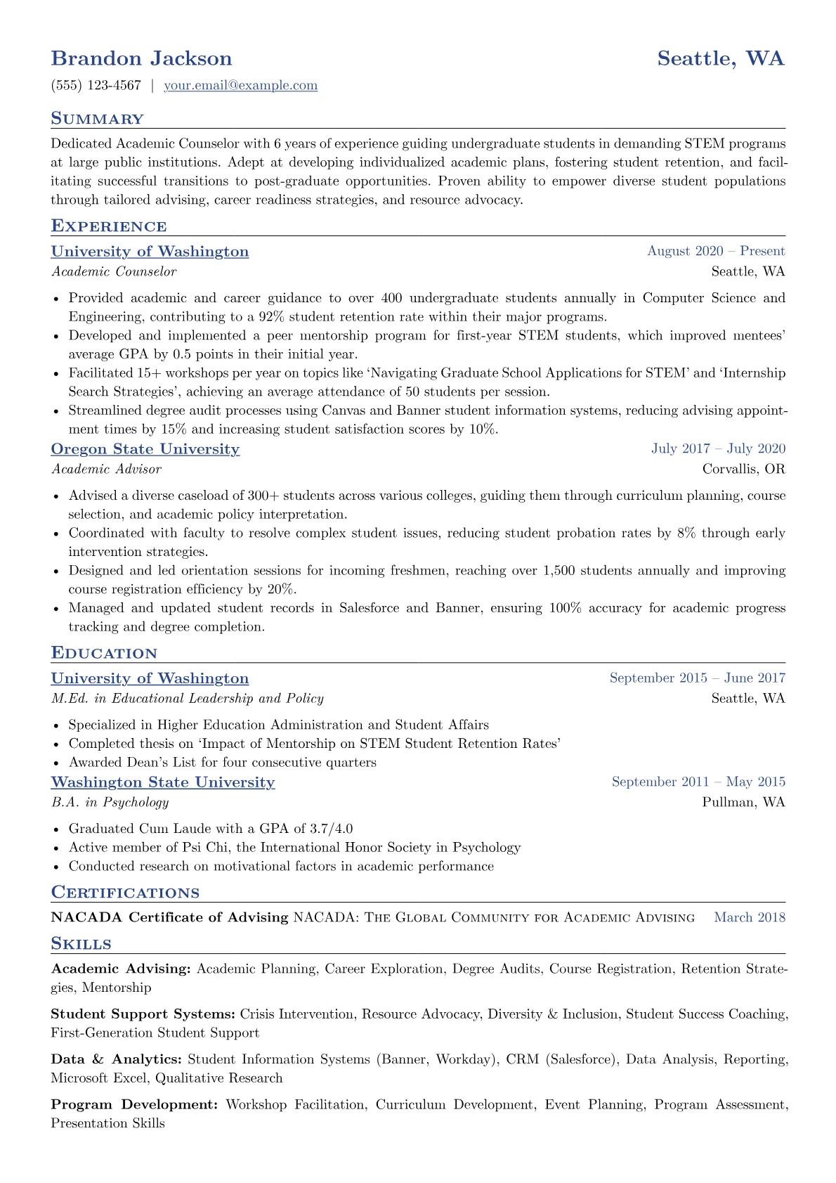 Academic Counselor version - Page 1