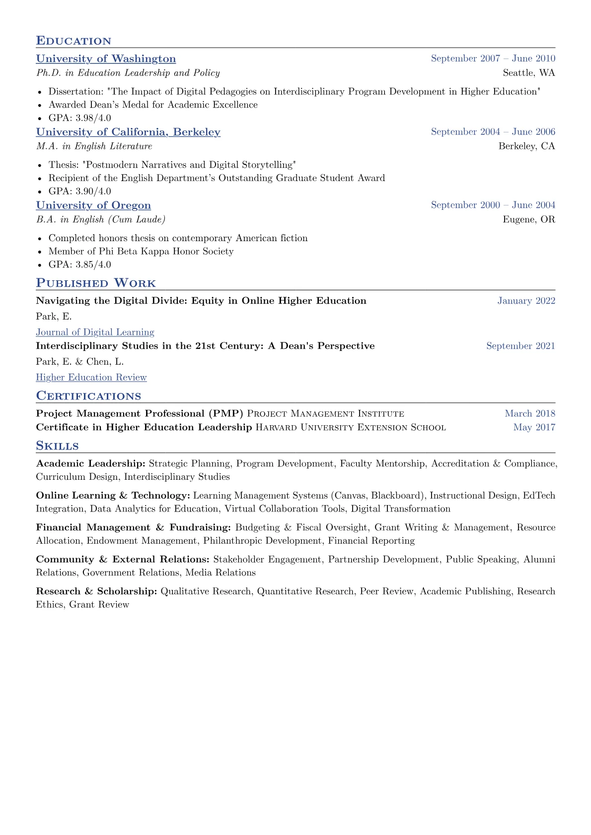 Academic Dean version - Page 2