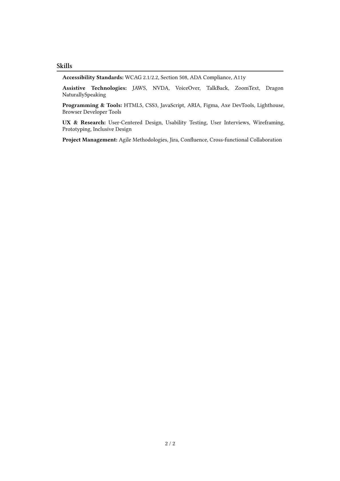 Career changer version - Page 2