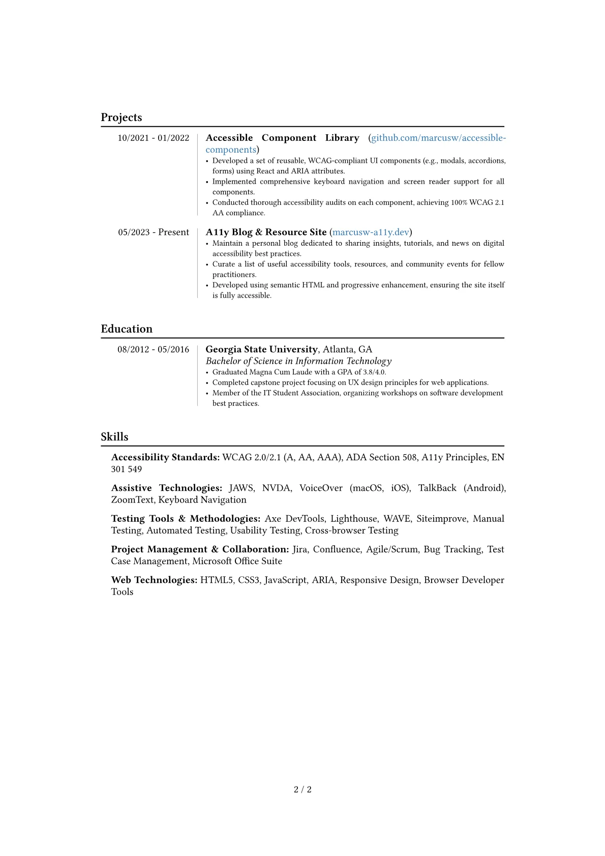 Career changer version - Page 2