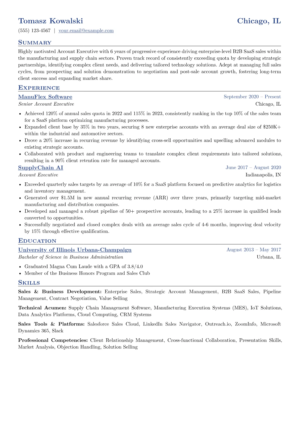 Account Executive version - Page 1