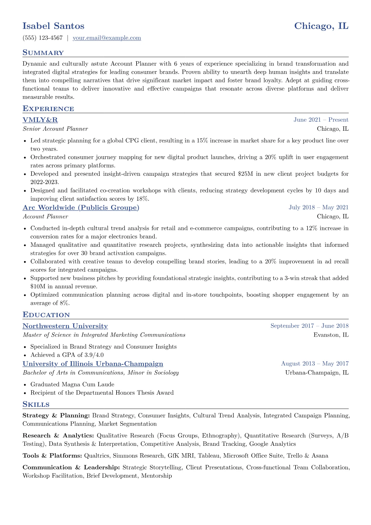 Account Planner version - Page 1
