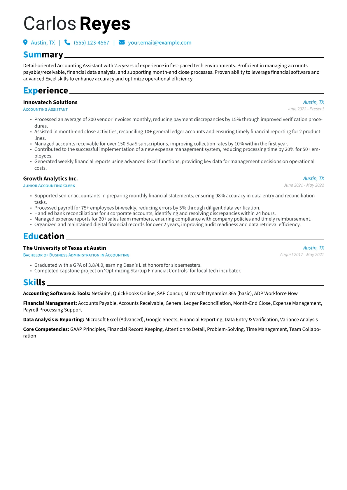 Accounting Software version - Page 1
