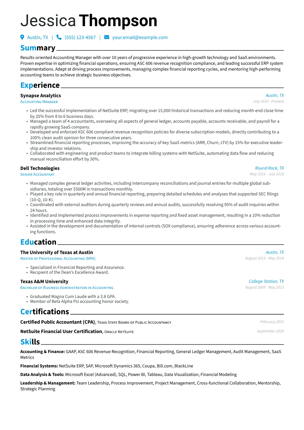 Accounting & Finance version - Page 1