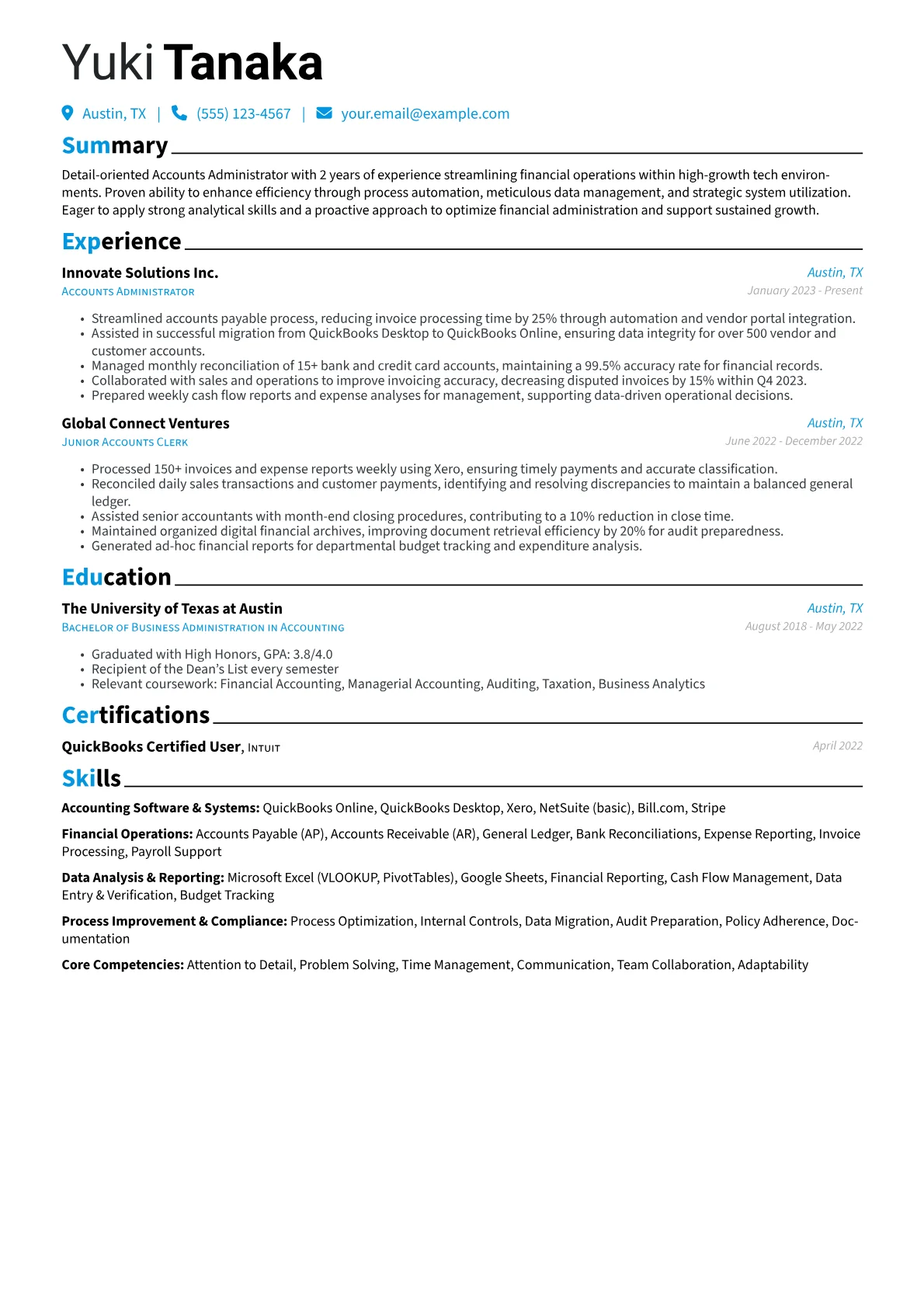 Tech Startup Accounts version - Page 1