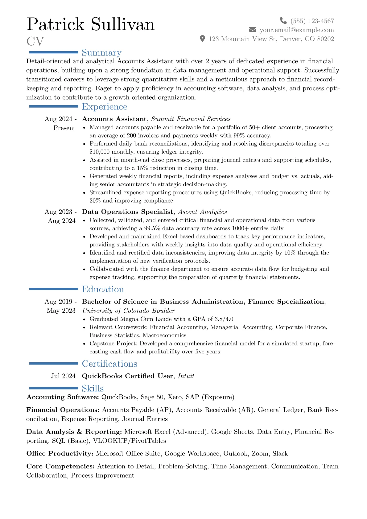 Career changer version - Page 1