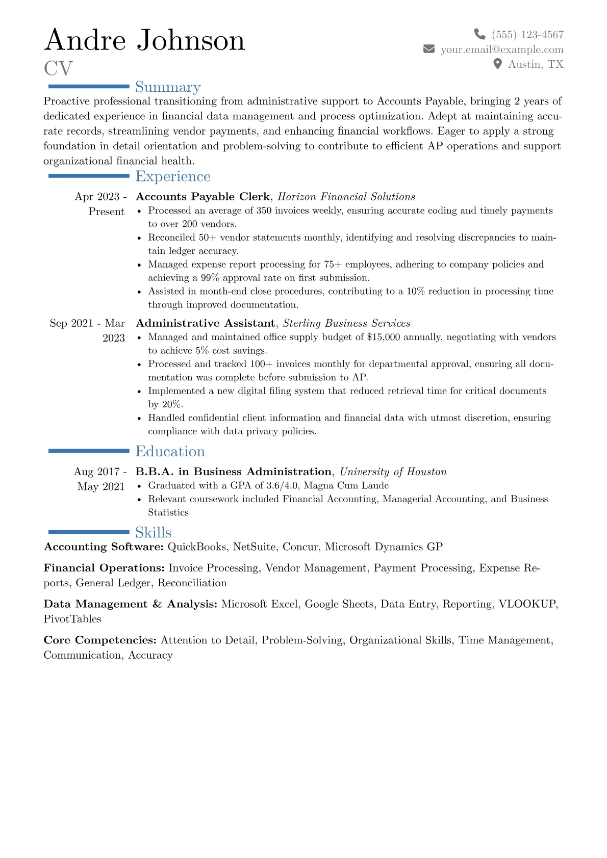 Career changer version - Page 1