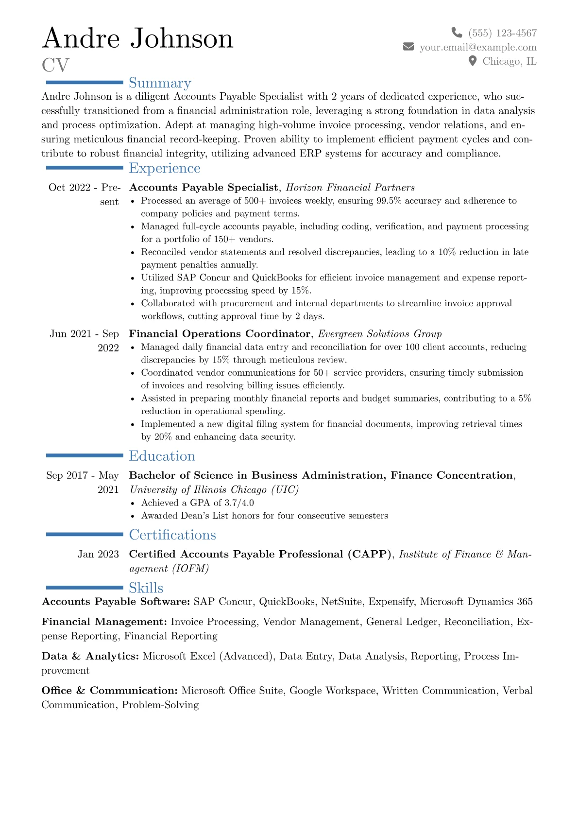 Career changer version - Page 1