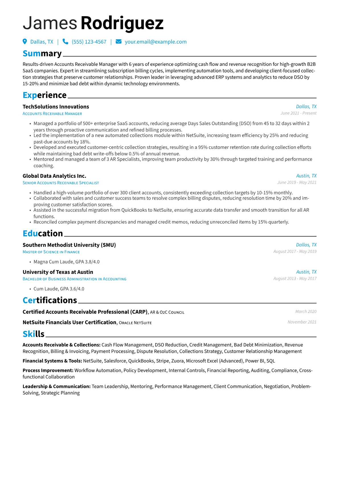 B2B SaaS/Tech Focused version - Page 1
