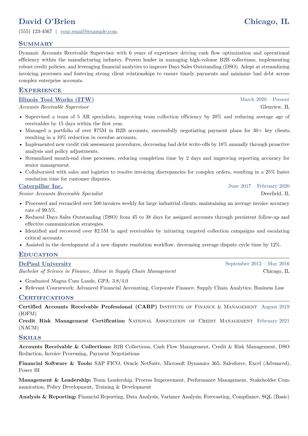 Manufacturing Industry version - Page 1