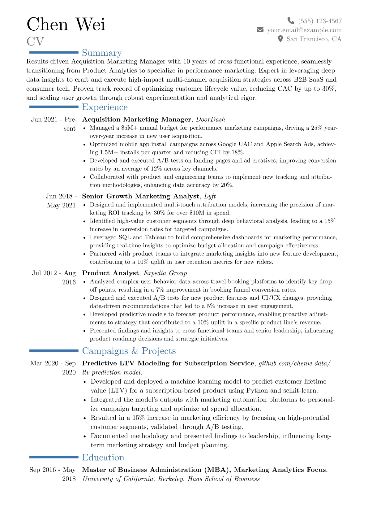 Career changer version - Page 1