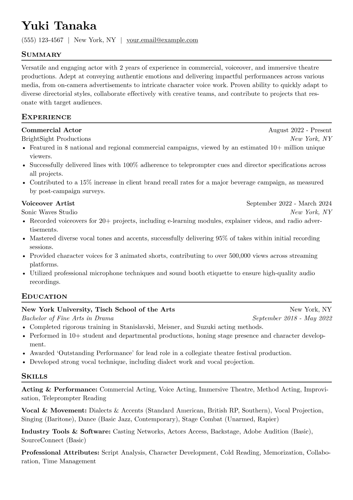 Actor version - Page 1