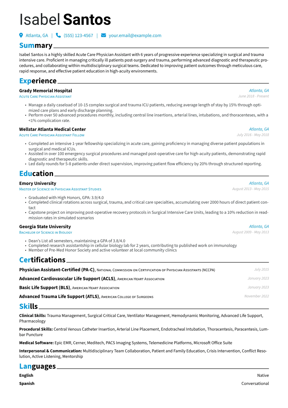 Clinical Skills version - Page 1