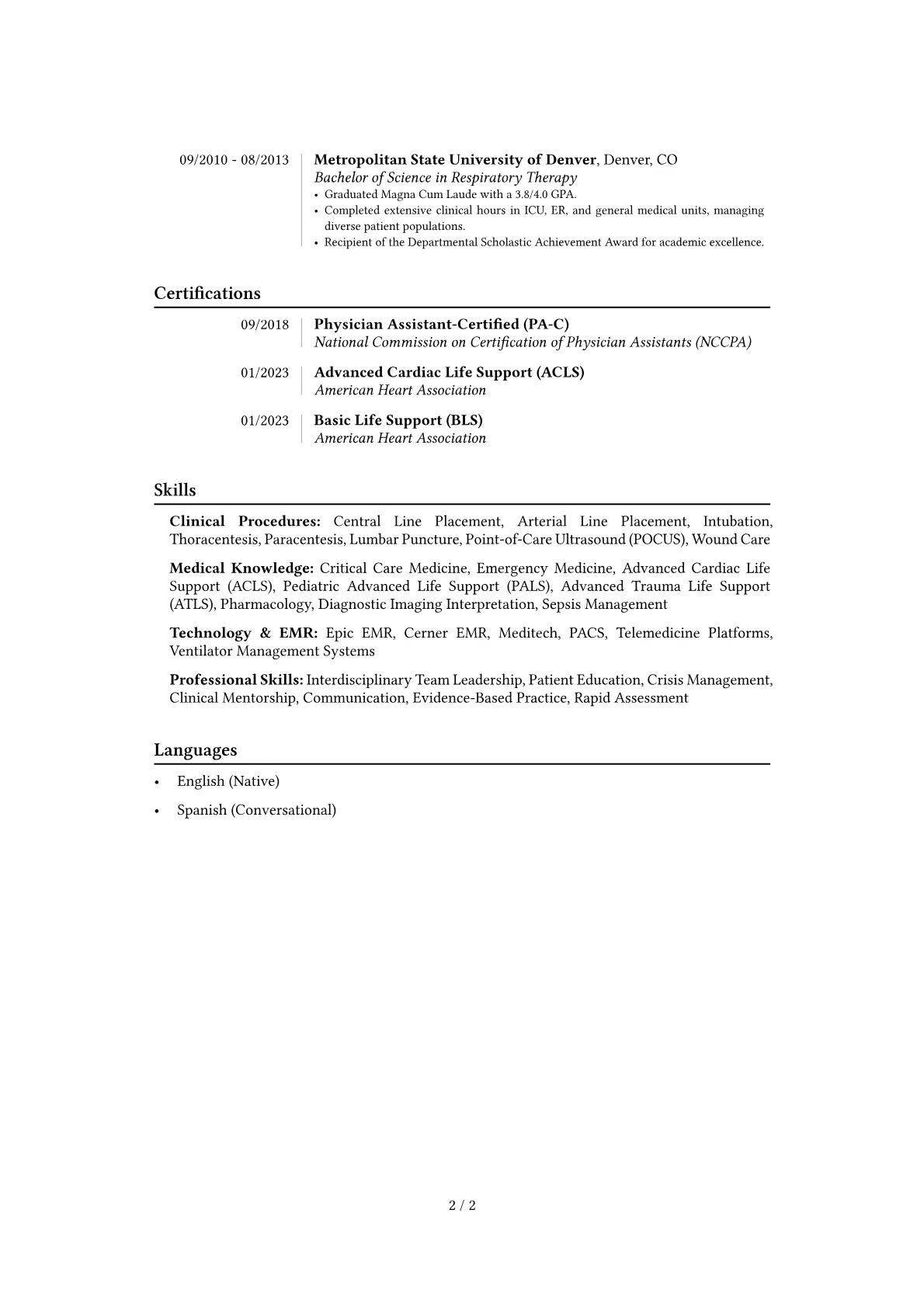 Career changer version - Page 2