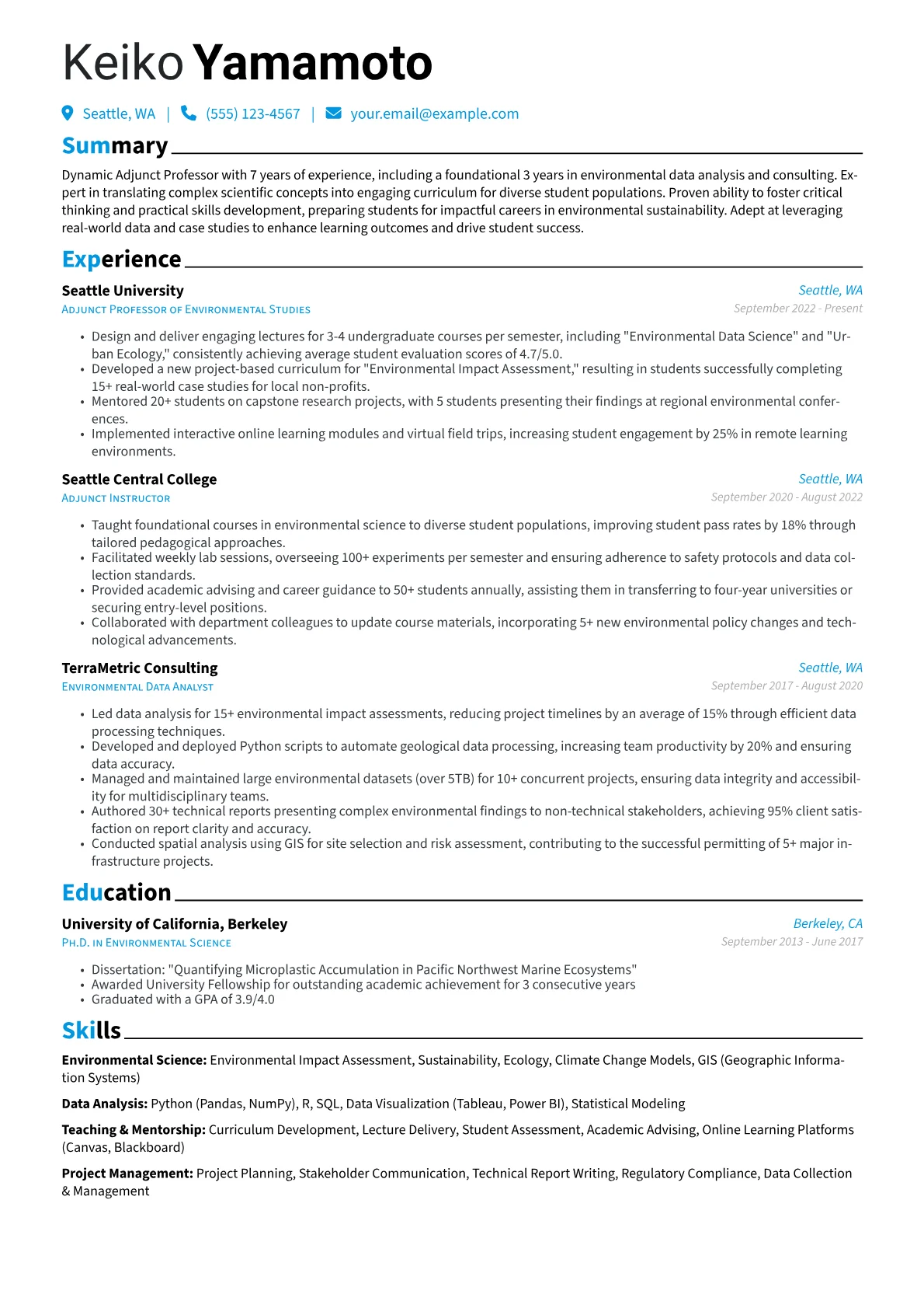 Career changer version - Page 1