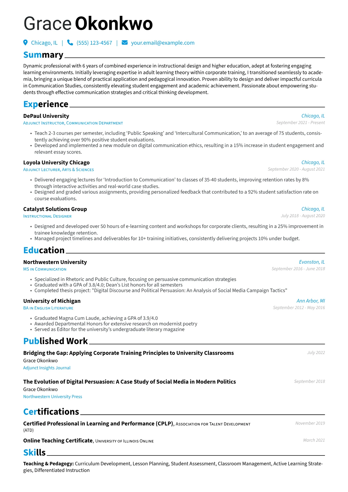 Career changer version - Page 1