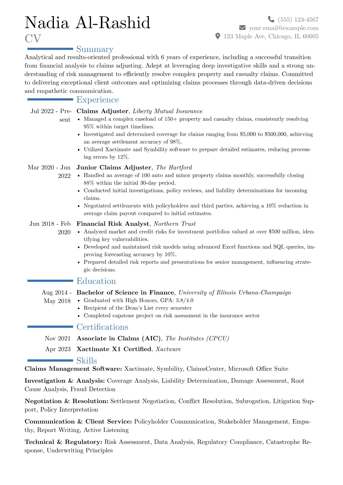 Career changer version - Page 1