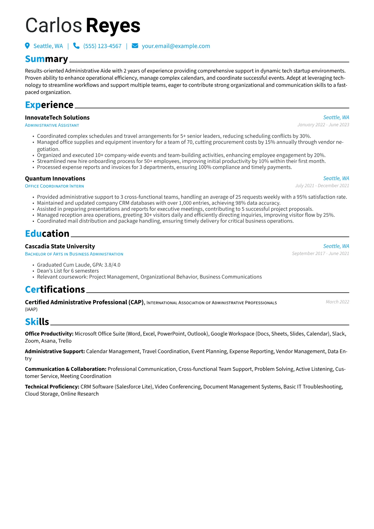 Office Productivity version - Page 1