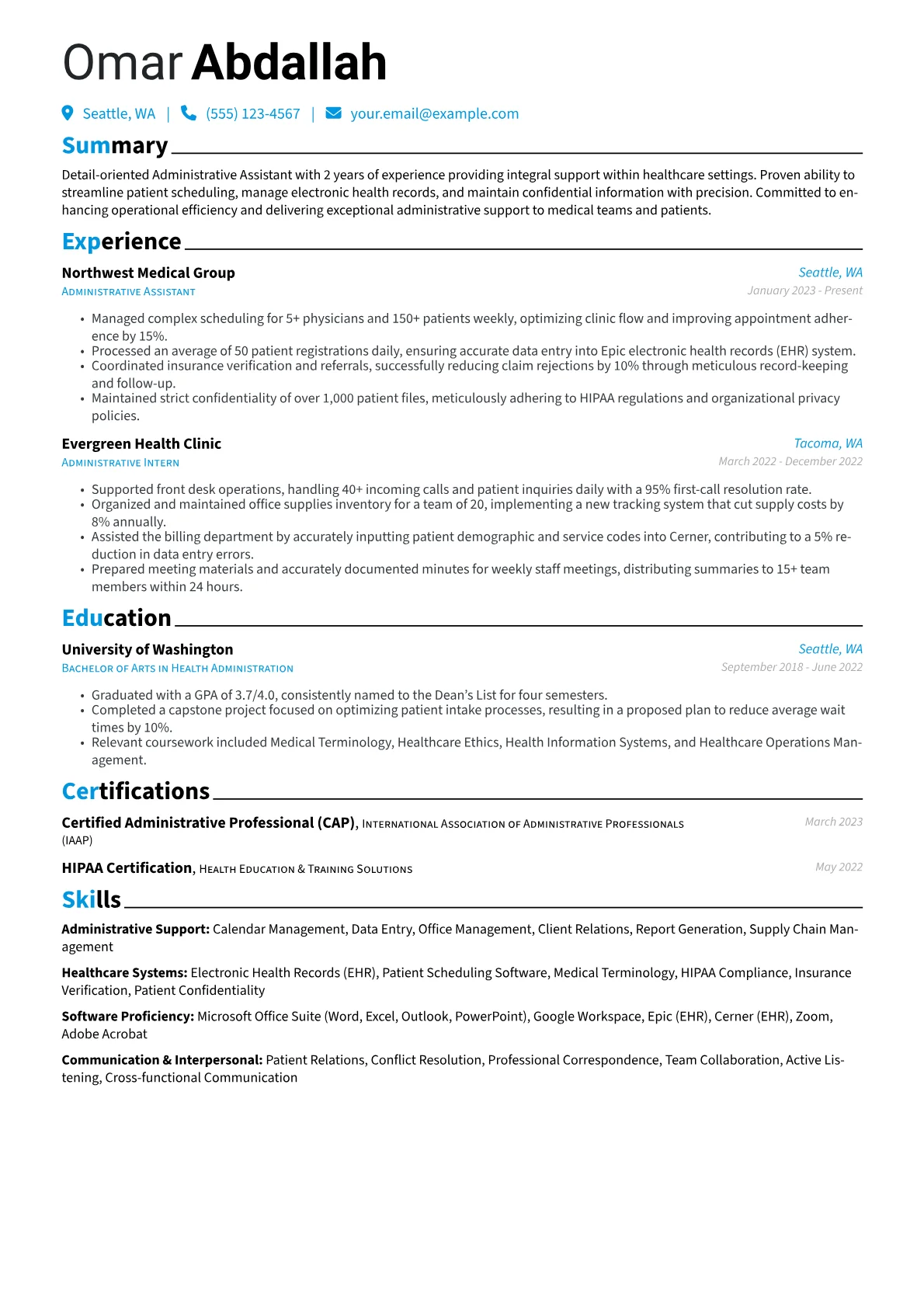 Healthcare version - Page 1