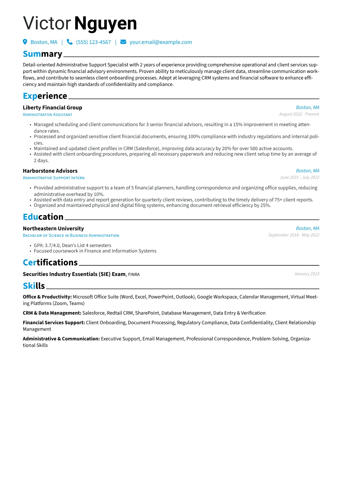Financial Services version - Page 1