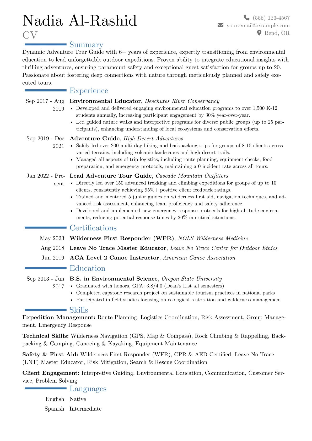 Career changer version - Page 1
