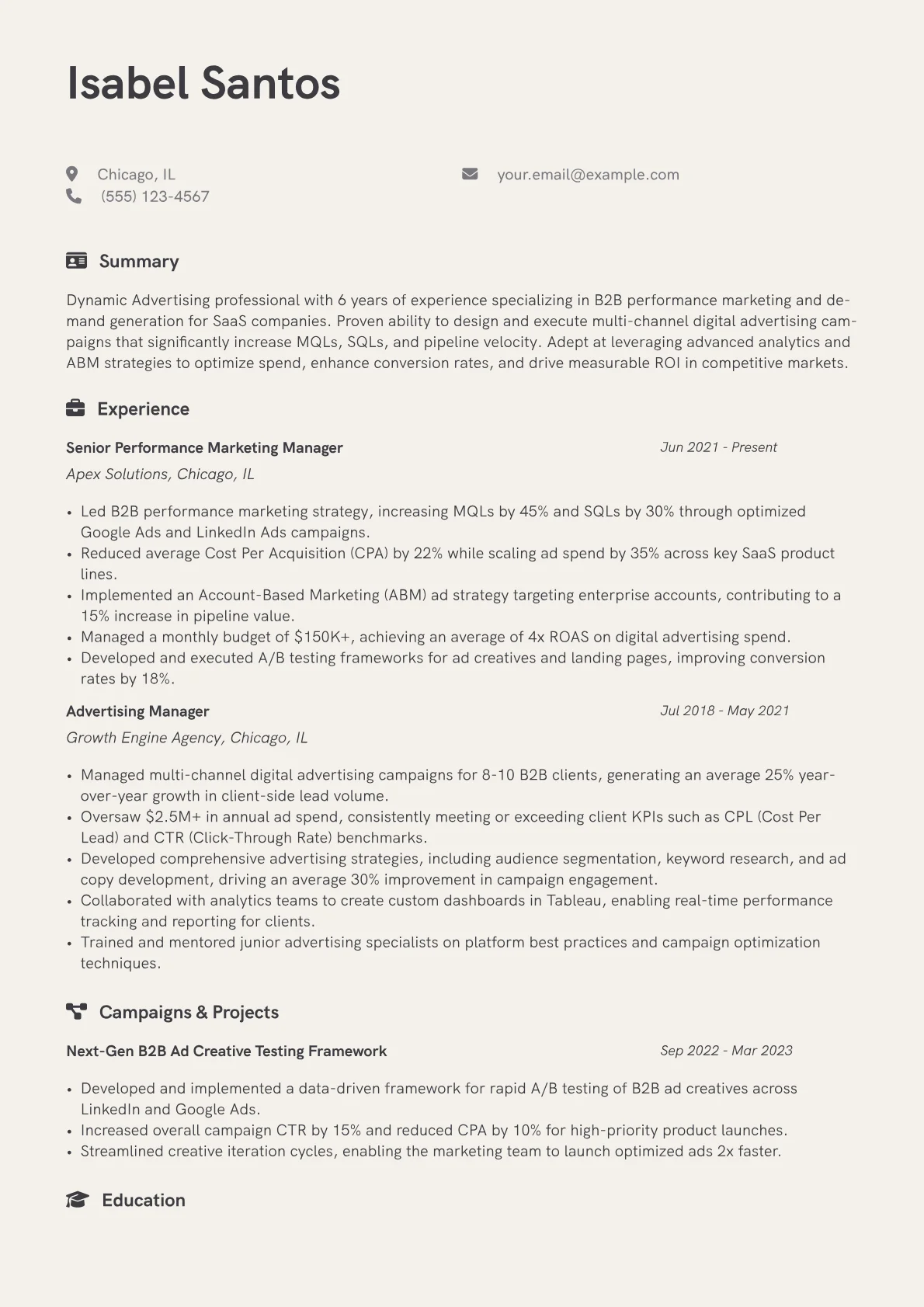 B2B Performance version - Page 1