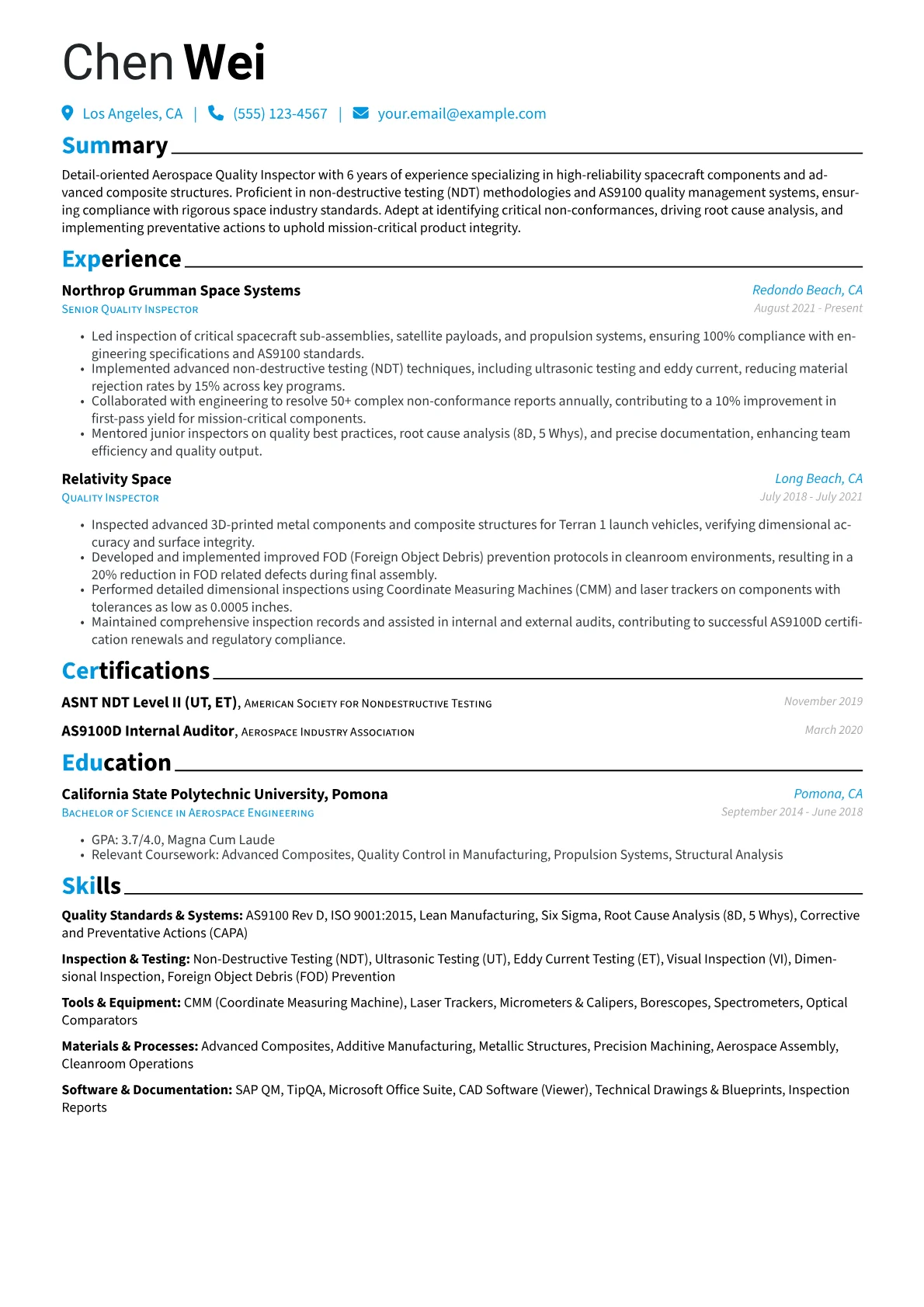 Aerospace Quality version - Page 1