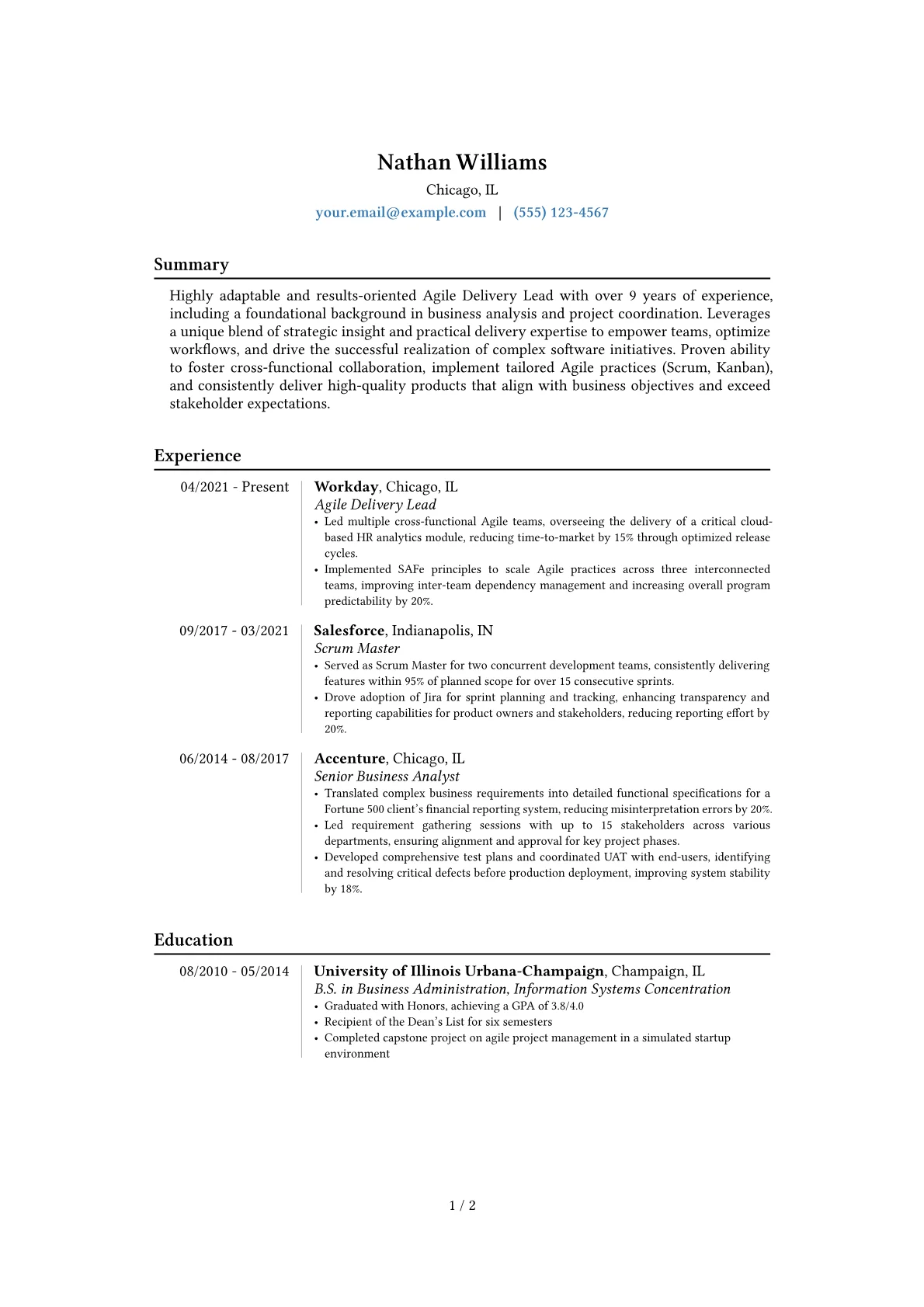 Career changer version - Page 1