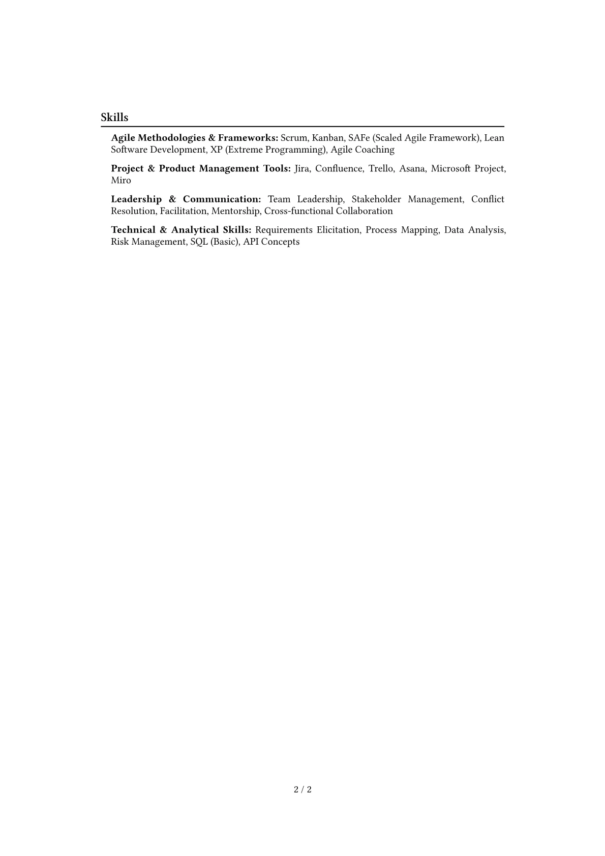 Career changer version - Page 2