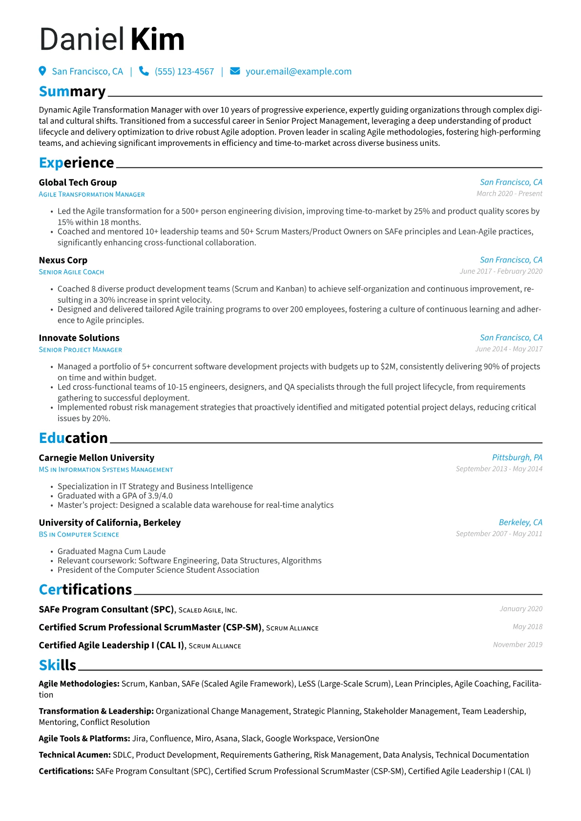 Career changer version - Page 1