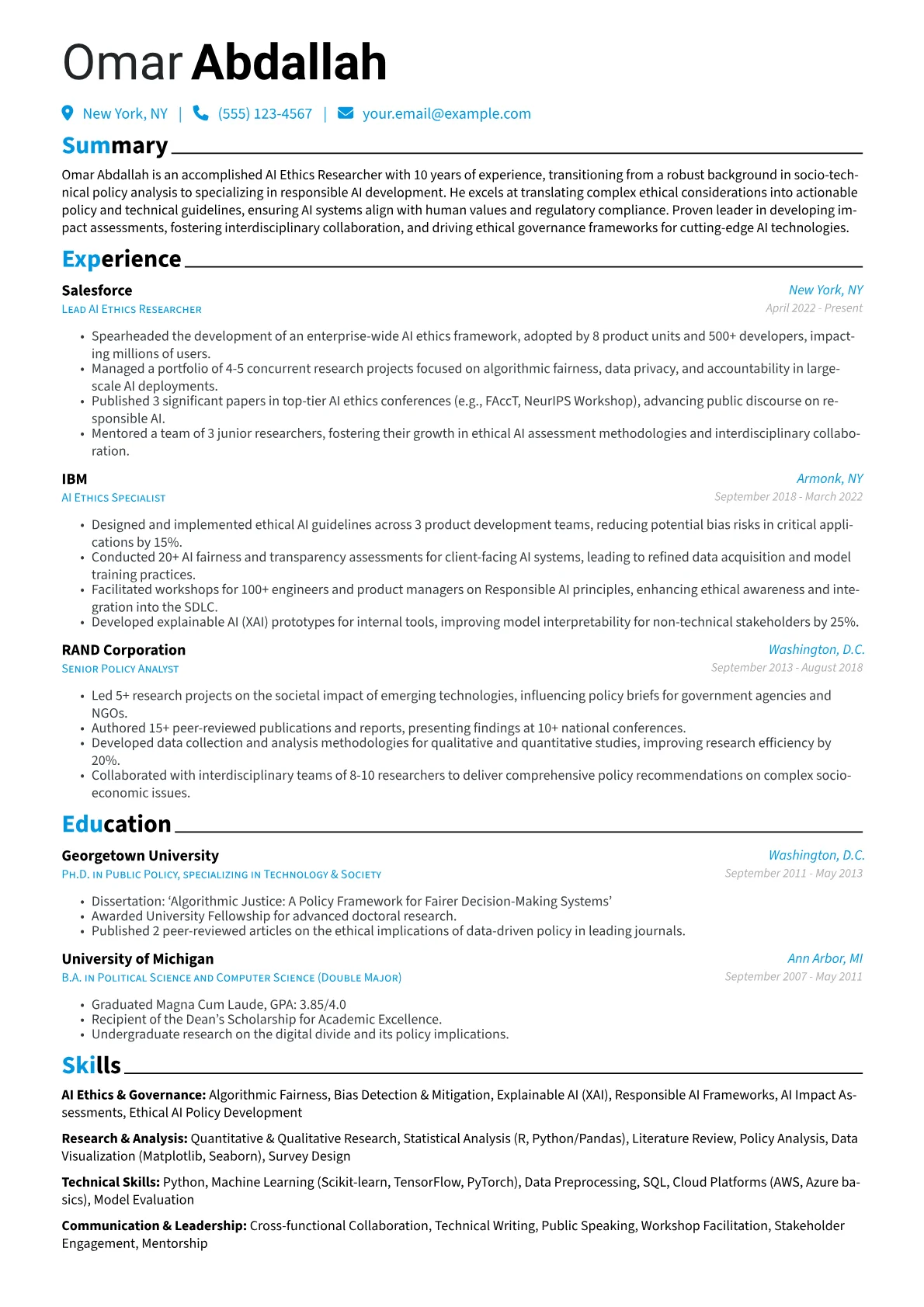 Career changer version - Page 1