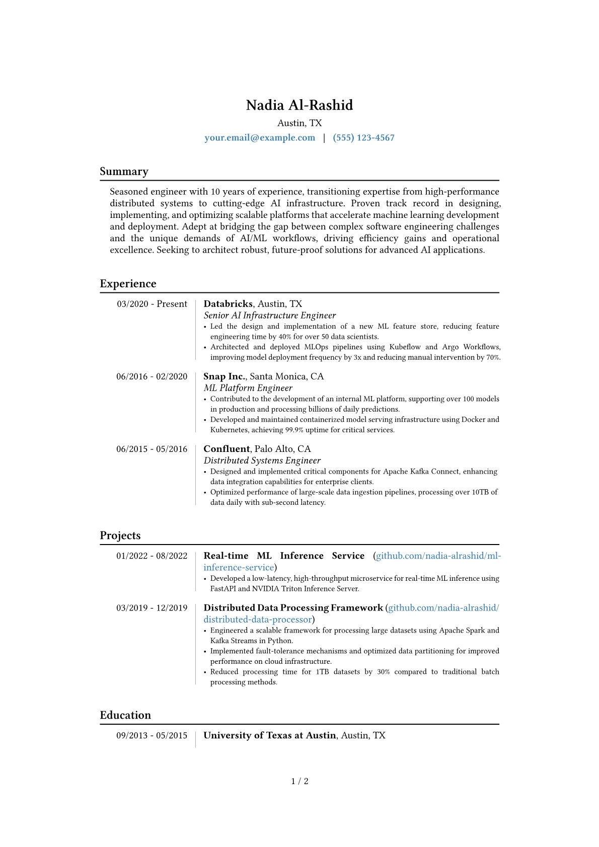 Career changer version - Page 1