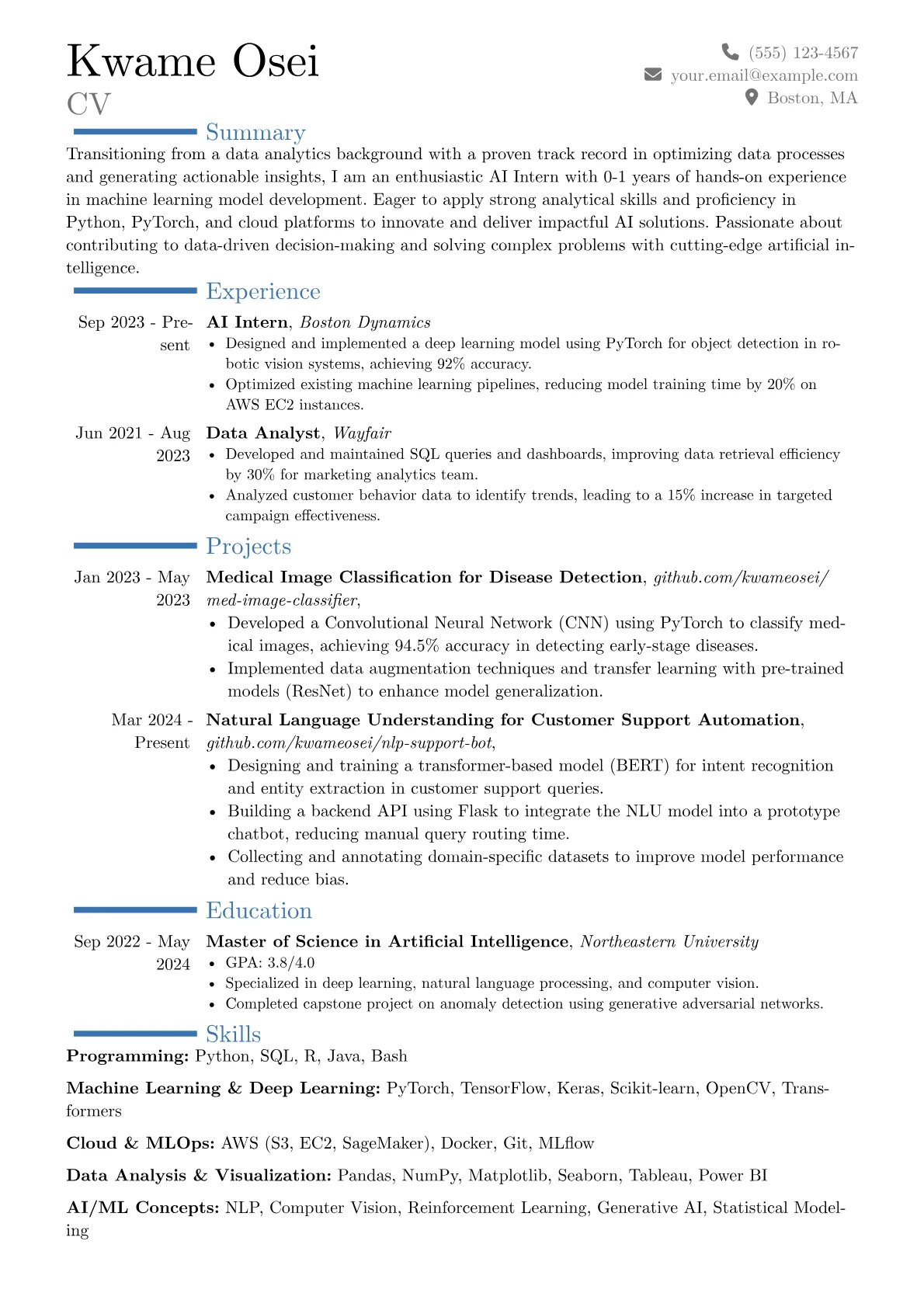 Career changer version - Page 1