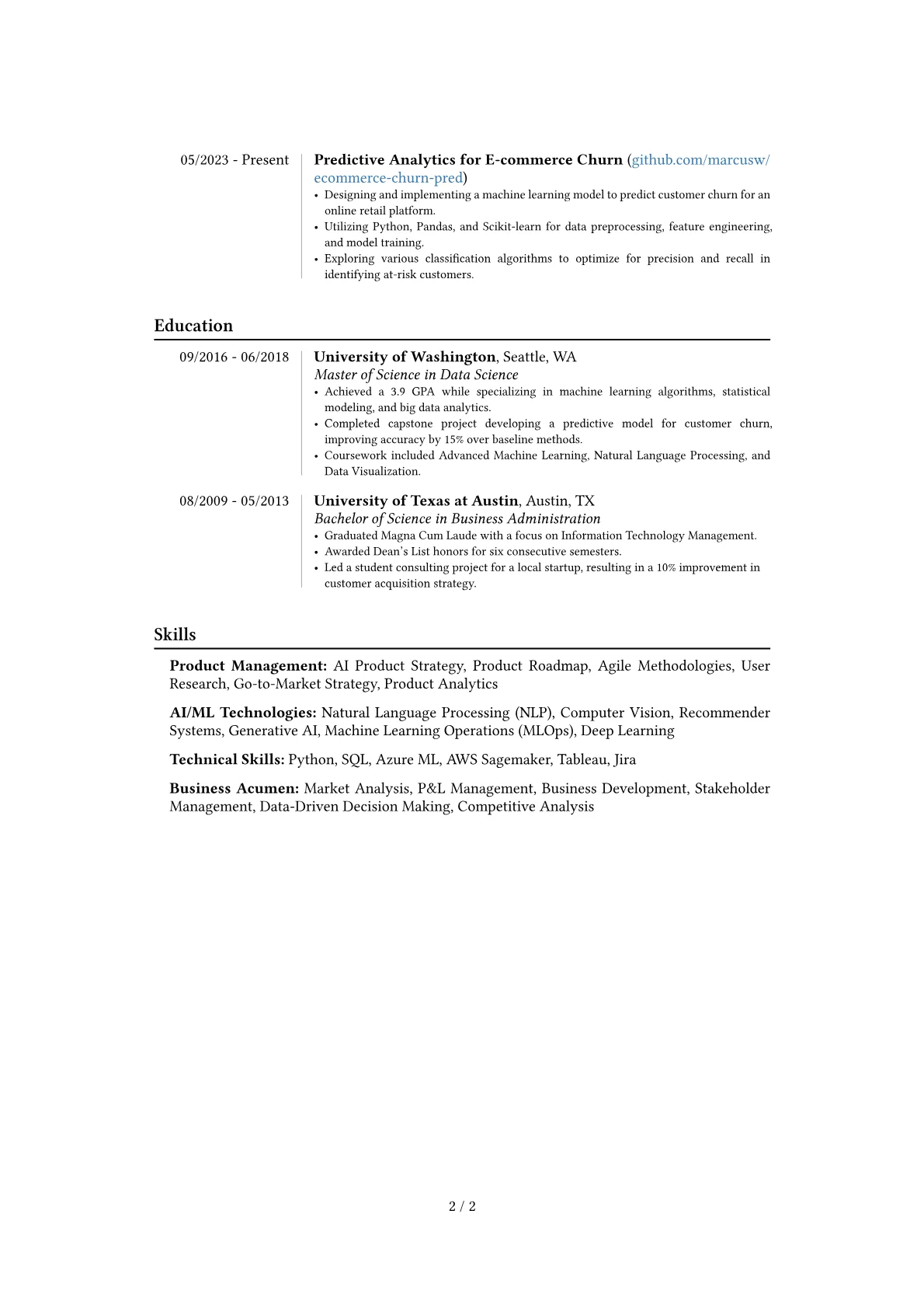 Career changer version - Page 2