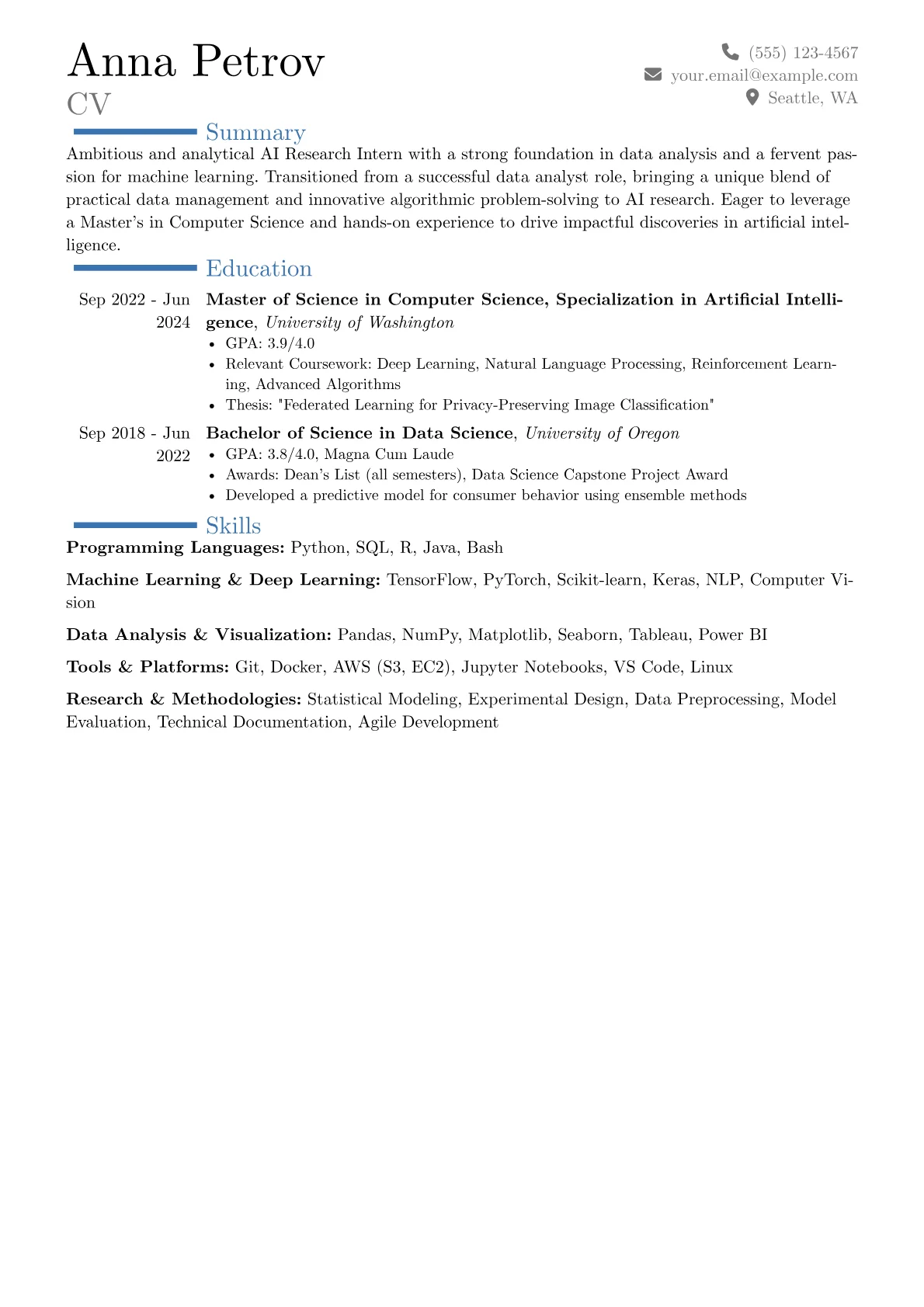 Career changer version - Page 1