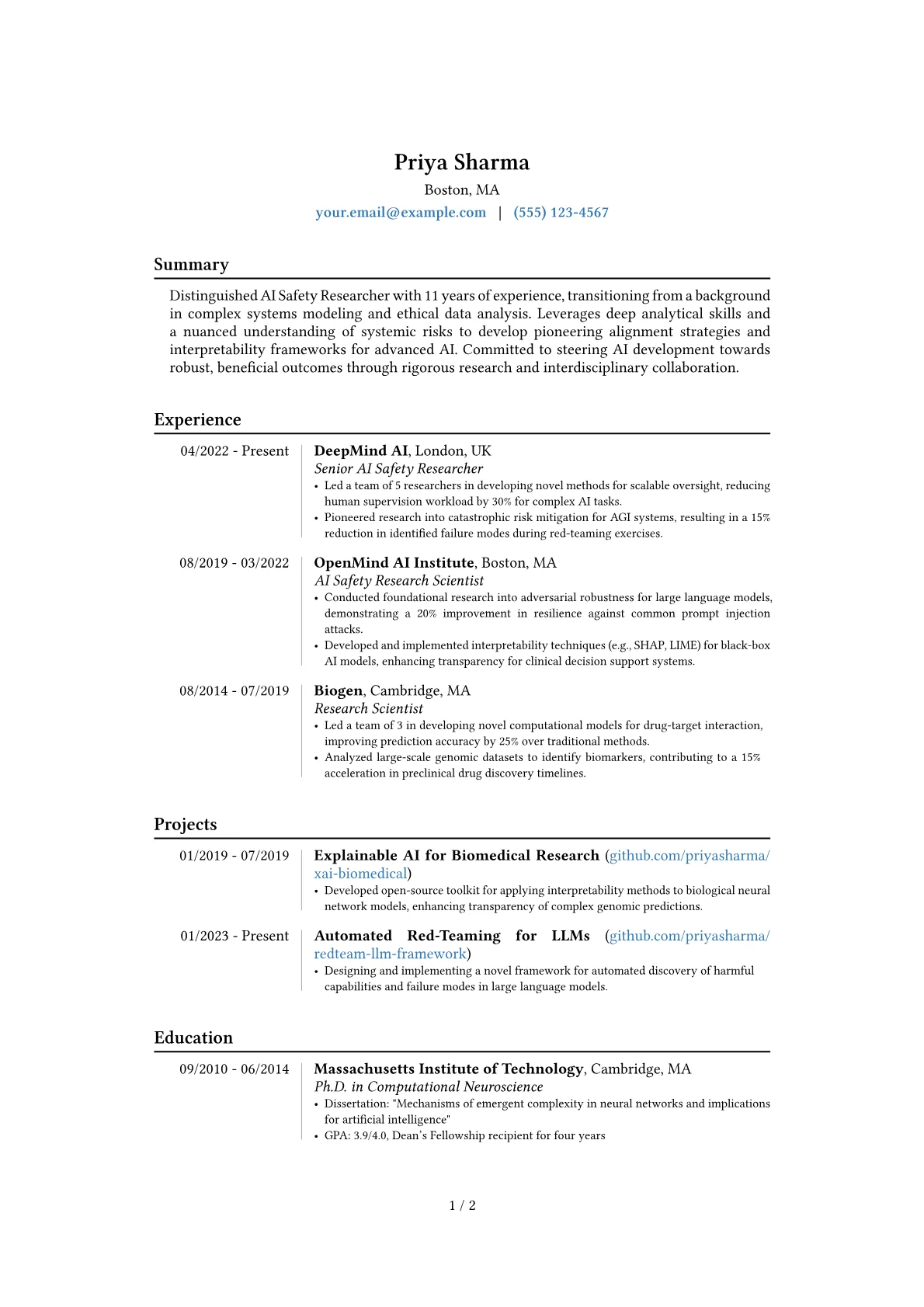 Career changer version - Page 1