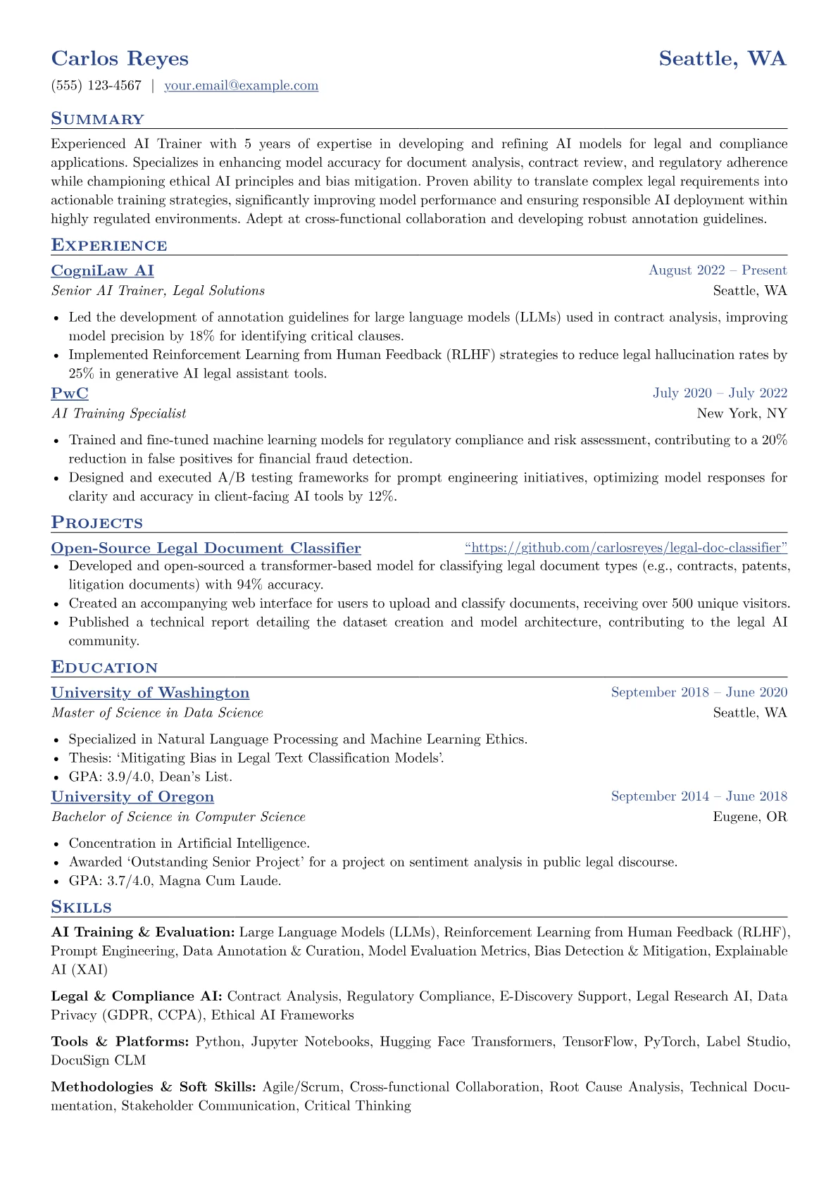 AI Trainer - Legal version - Page 1