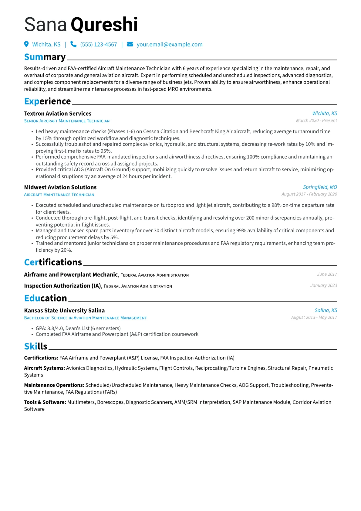 Aircraft Maintenance version - Page 1