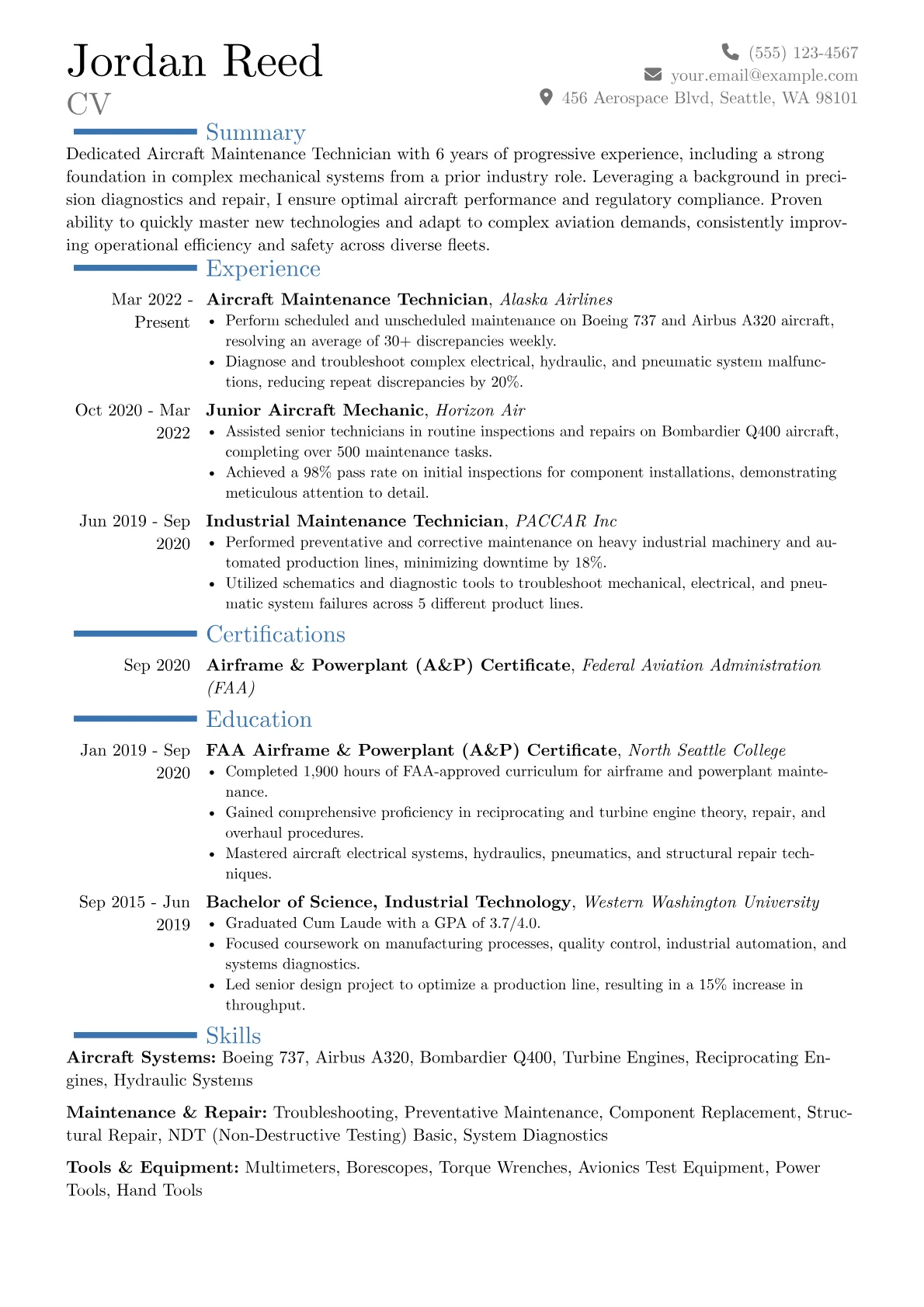 Career changer version - Page 1