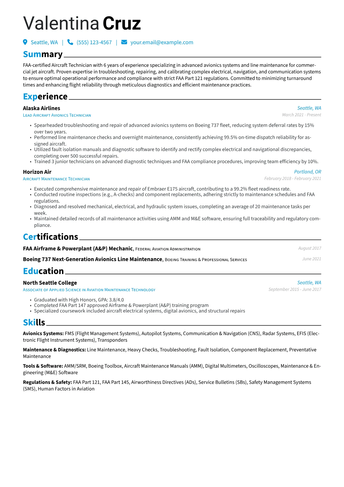 Aircraft Technician version - Page 1