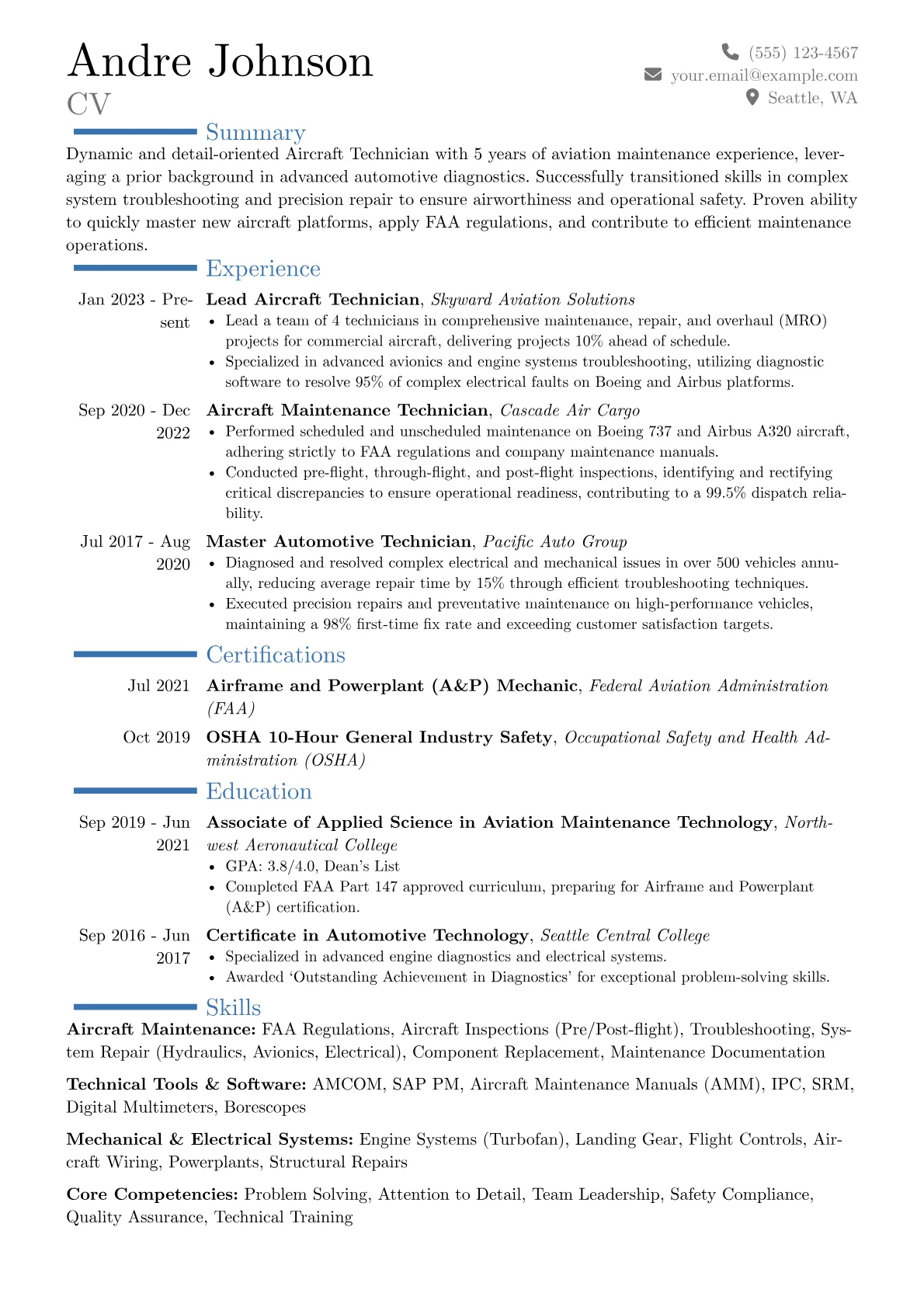 Career changer version - Page 1
