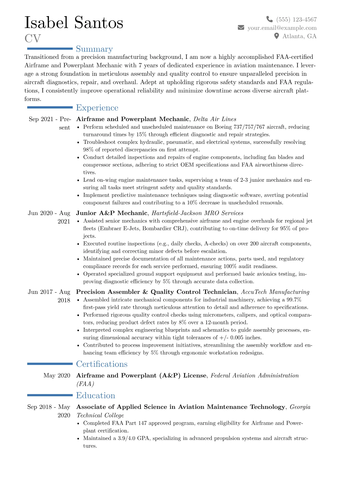 Career changer version - Page 1