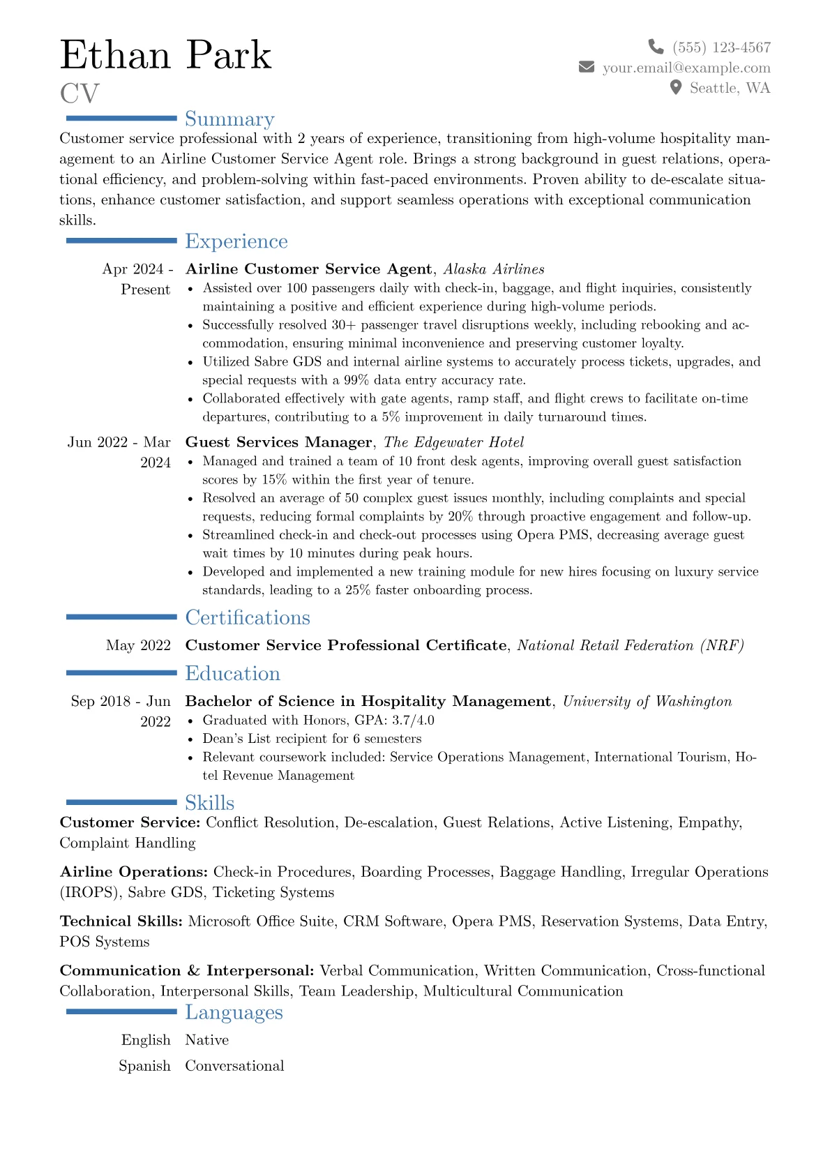 Career changer version - Page 1