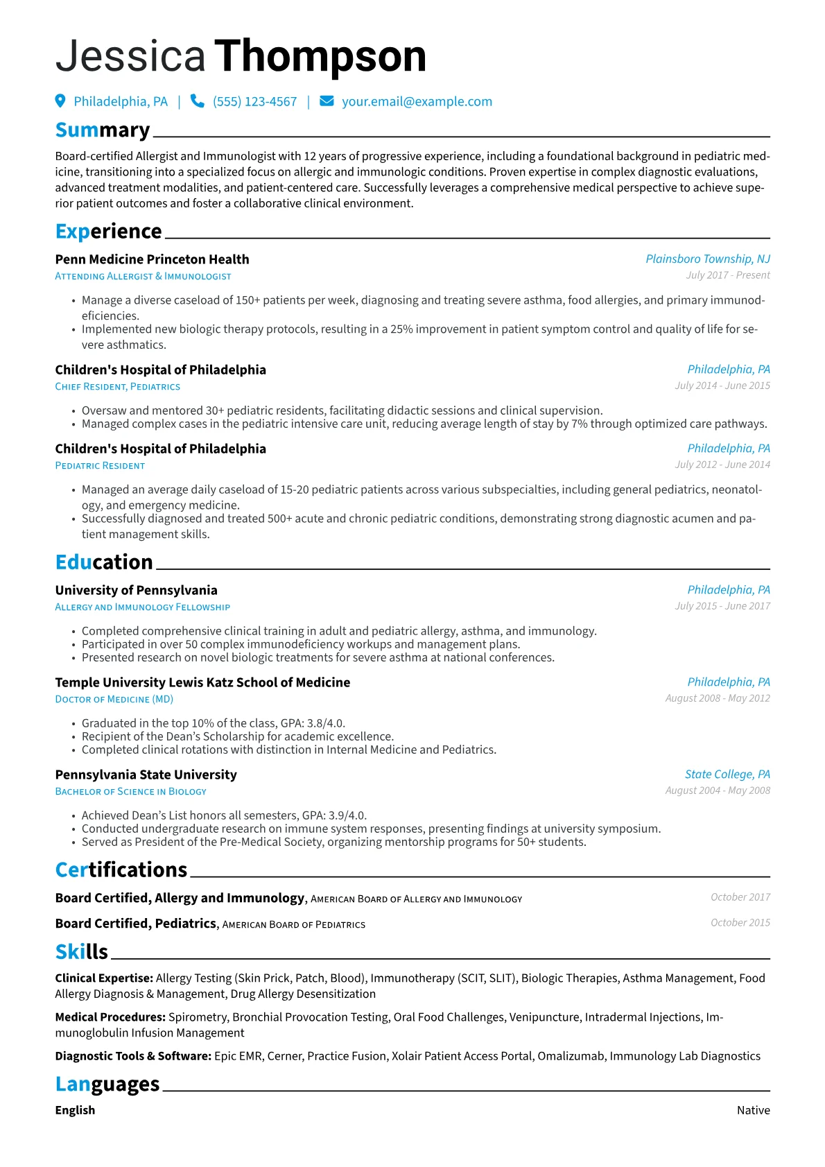 Career changer version - Page 1