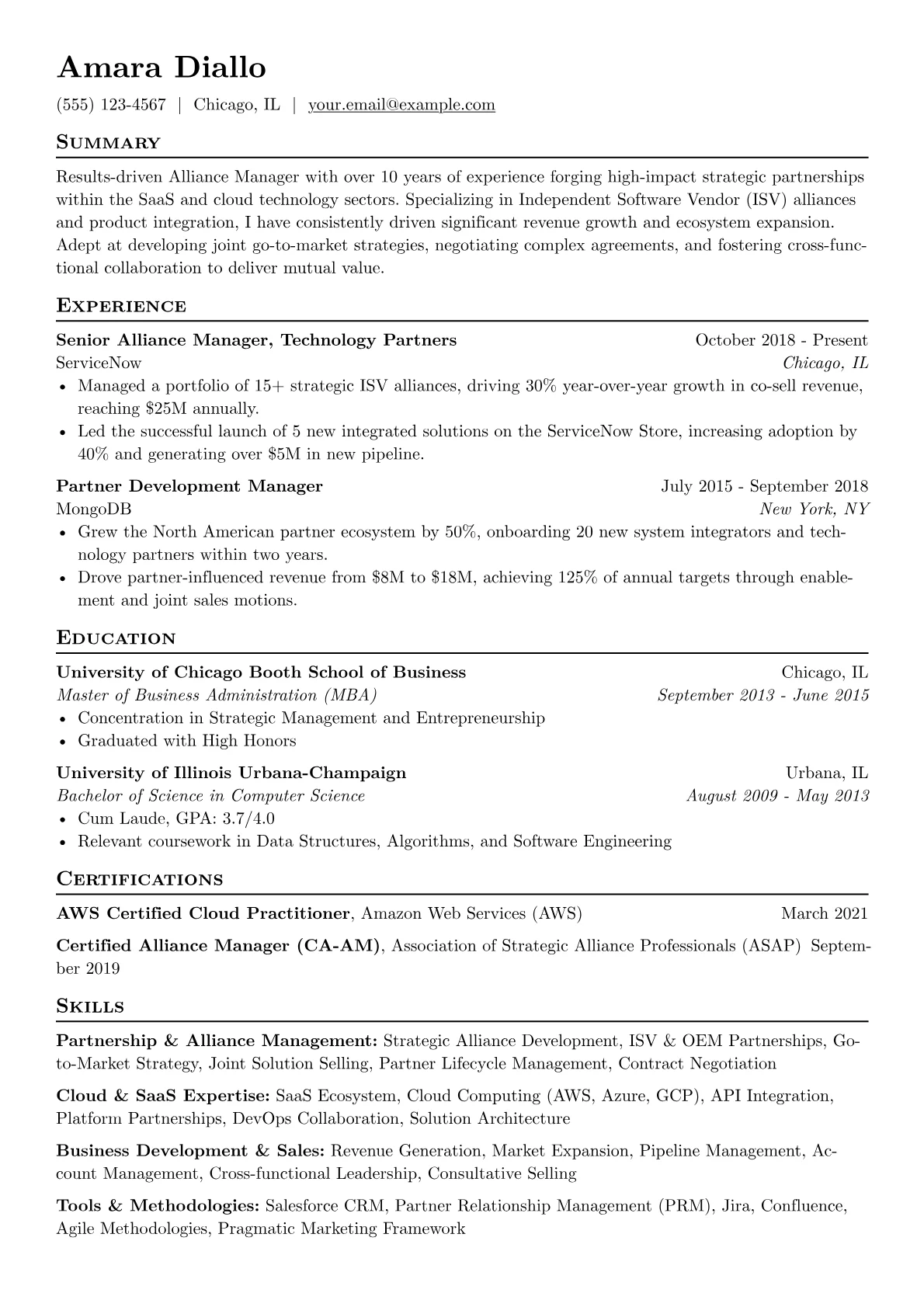 Partnership & Alliance version - Page 1