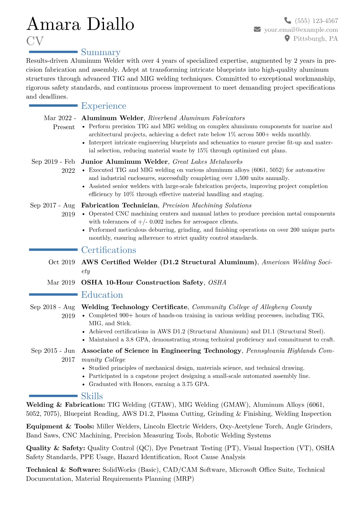 Career changer version - Page 1